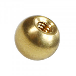 10mm diameter brass ball with M4 thread