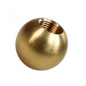 25mm diameter brass ball with M12 thread