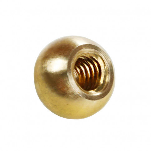 Boule en laiton diamètre 10mm taraudé M3