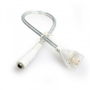 Connection cables for LED strips Clip LED on jack transformer