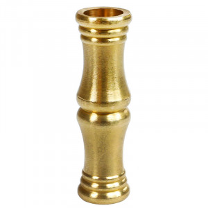 Brass sleeve drilled to 10.5mm diameter for installation on threaded pipes - height 54mm