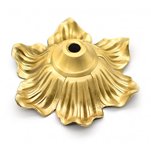 Alflora brass spool for chandelier lamp or candlestick diameter 122mm