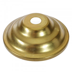 Sivlady brass stepped top pavilion - diameter 51mm M10 tube passage