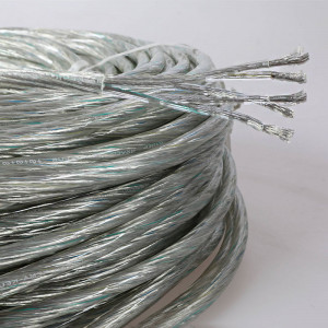 Round electrical cable with...