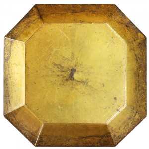 Arendt brass bell - square base 82mm x 82mm - octagonal