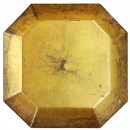 Arendt brass bell - square base 82mm x 82mm - octagonal