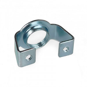 M10 threaded bridge in galvanised steel for G9 porcelain lamp bases