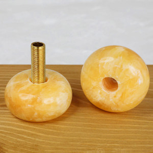 Marbled natural stone ring...