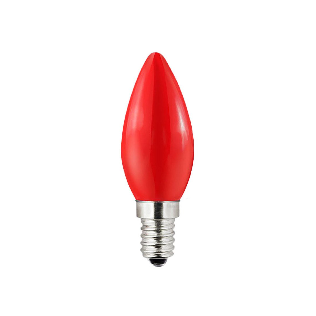 Ampoule flamme à culot E14 couleur éclairage rouge 230 volts