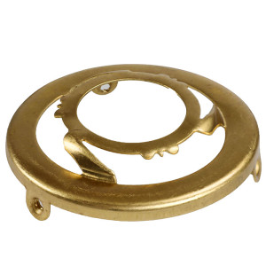 Collerette en laiton diamètre 33 mm pour douille type E27 - Ø 72mm