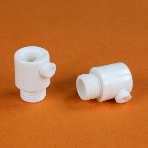 White plastic M10 male...