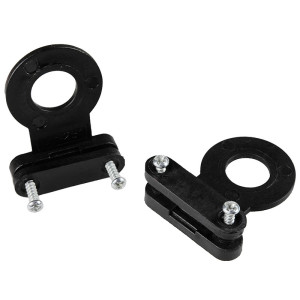 Blocking and anti-pull suspension clevis for round cable