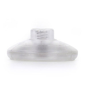 70mm diameter round foot switch for floor lamp - transparent plastic