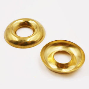 Deep-drawn brass cup washer...