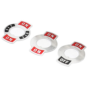 Nameplate for Lever switch