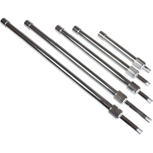 Telescopic tube in chromium-plated steel M10 - length of pole according to variation