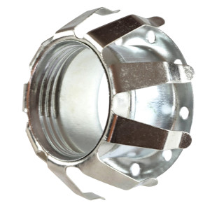 Retaining spring on socket...