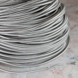 Round textile cable with...