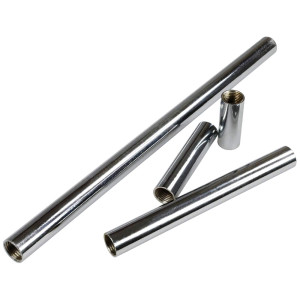 11.3mm diameter chromium-plated steel tube with M10 thread - length to be chosen according to variant