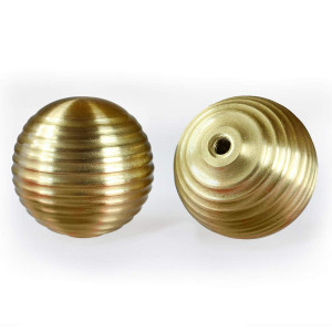 Aya ribbed brass ball 30mm...