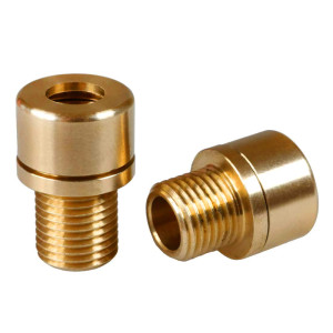 Carly electric cable clamp in brass - silicon cable lock