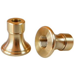 Tiana electric cable clamp in brass - silicon cable lock - M10 threaded hole