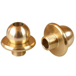 Nettie electric cable clamp in brass - silicon cable lock
