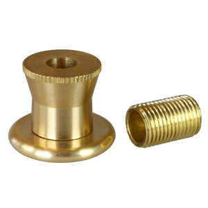 Azura electric cable clamp in brass - silicon cable lock - M10 thread
