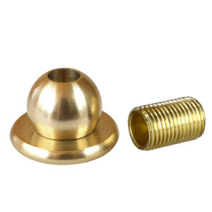 Cyra electric cable clamp in brass - silicon cable lock - M10 thread