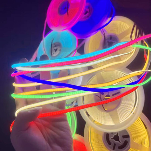 Ultra tight 3 mm wide COB LED strip in a choice of 6 colours