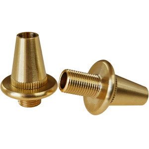 Mila electric cable clamp in brass - silicone cable lock