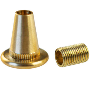 Hafsa electric cable clamp in brass - silicone cable lock