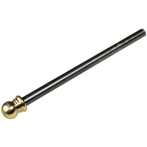 Steel hinge pin with brass...