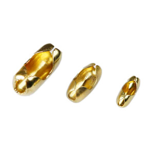 Brass end caps for ball...