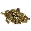 Brass crimping sleeve for load-bearing steel cable