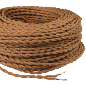 Chocolate brown twisted...