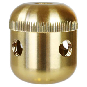 Clytia brass feeder - 2 vertical outlets 4 horizontal M10