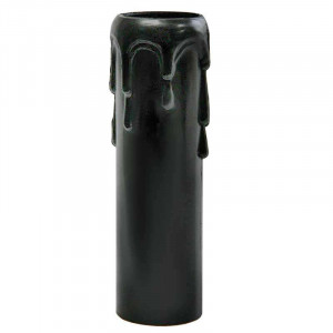 Dummy candle D24 for chandelier natural black colour length 100mm