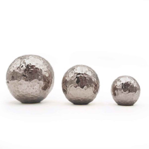 Hammered aluminium ball