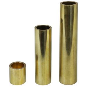 Brass tube 14mm outside diameter and 10.5mm inside diameter - length depending on declination