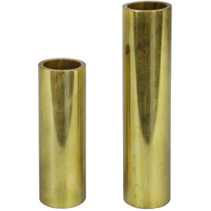 Brass tube with 16mm outer diameter and 12.8mm inner diameter - length depending on declination