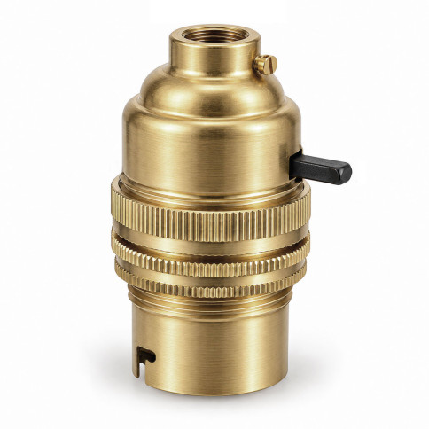Douille de lampe B22 en laiton...