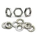 Nut and washer