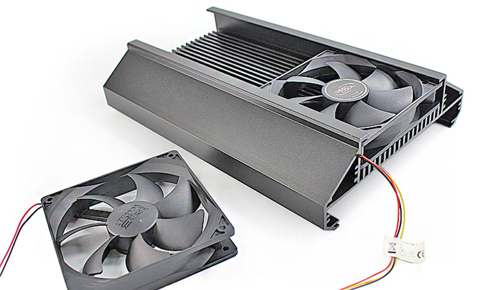 Dyna-LED échangeur aluminium LED ventilateur