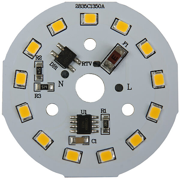 AC LED 7 WATTS 13 LEDs 2835 SMD