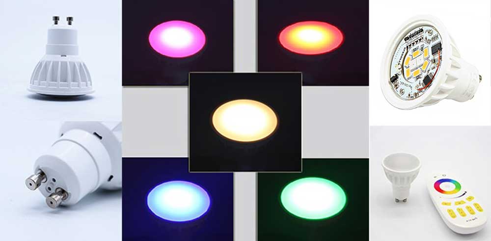 Ampoule LED GU10 RGB-W multi