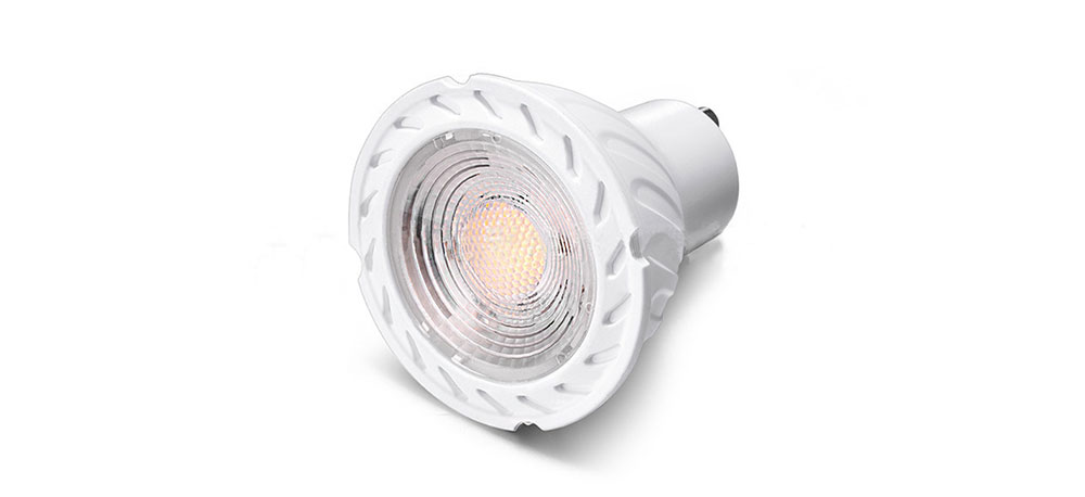 Ampoule LED connectée GU10 Spot encastrable orientable 5W Variation de  couleur et luminosité