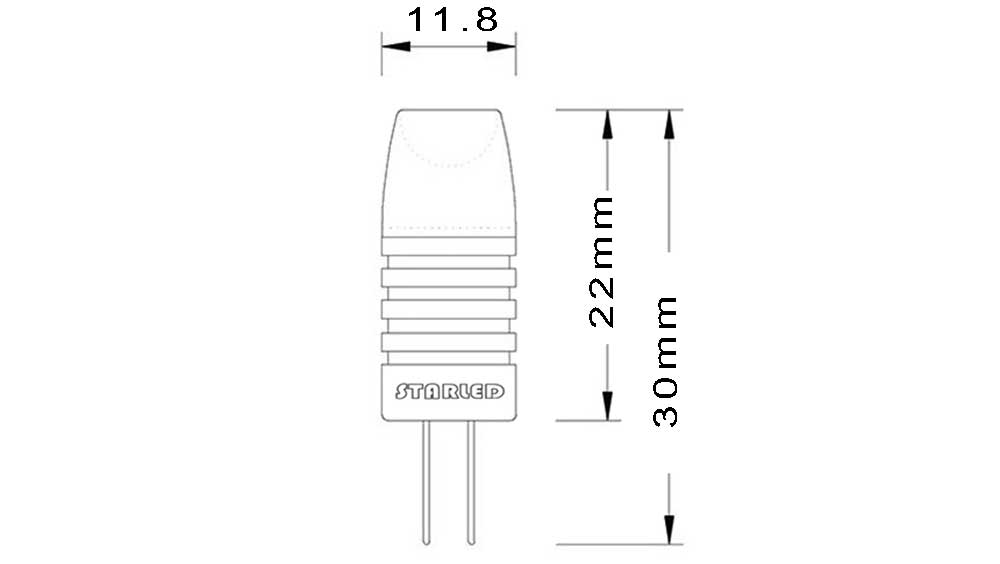 Ampoule LED à culot G4 - DC 12 volts LED COB de 1,5 watts