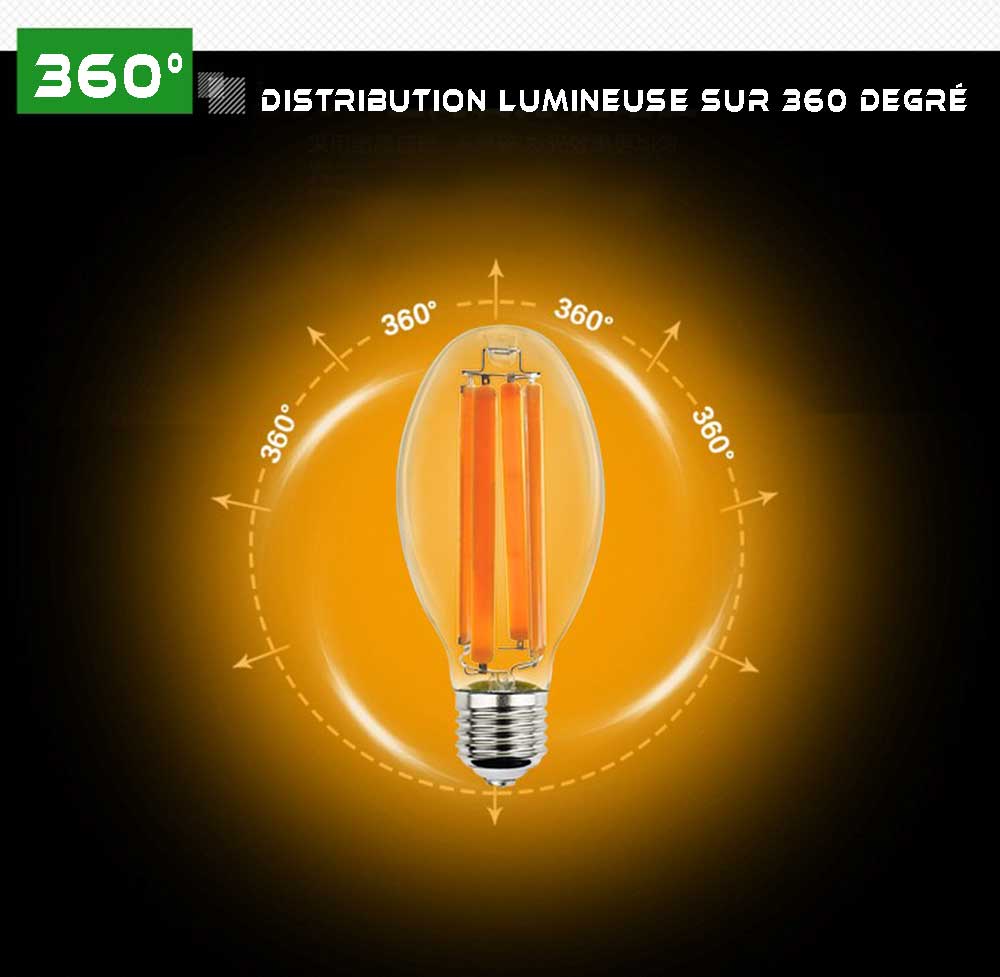 Ampoule LED E40 COB de 36 watts 1