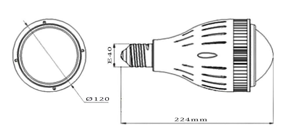 Lampe PureView LED Two dimension